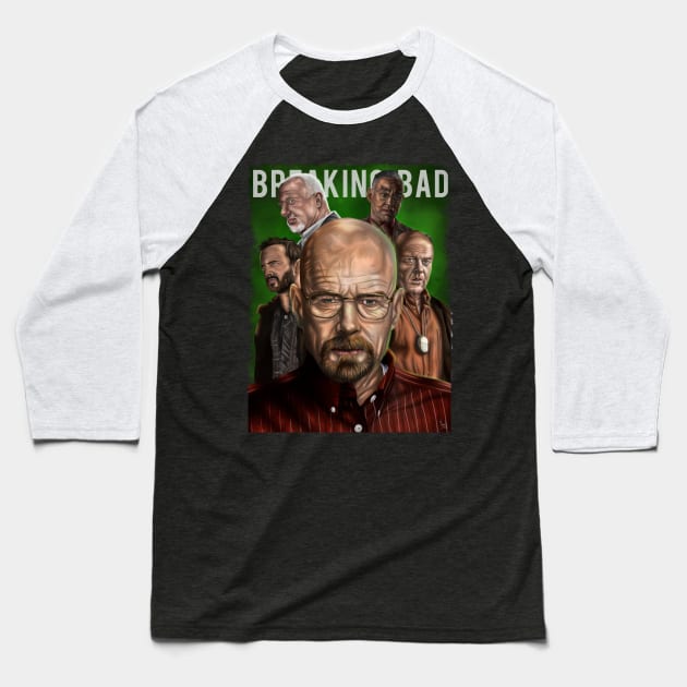 Breaking Bad Baseball T-Shirt by Hvmbertogarza